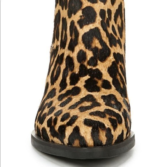 NEW Franco Sarto Domingo Leopard Print Boot Ankle Booties Womens Size 7.5 - Picture 2 of 6